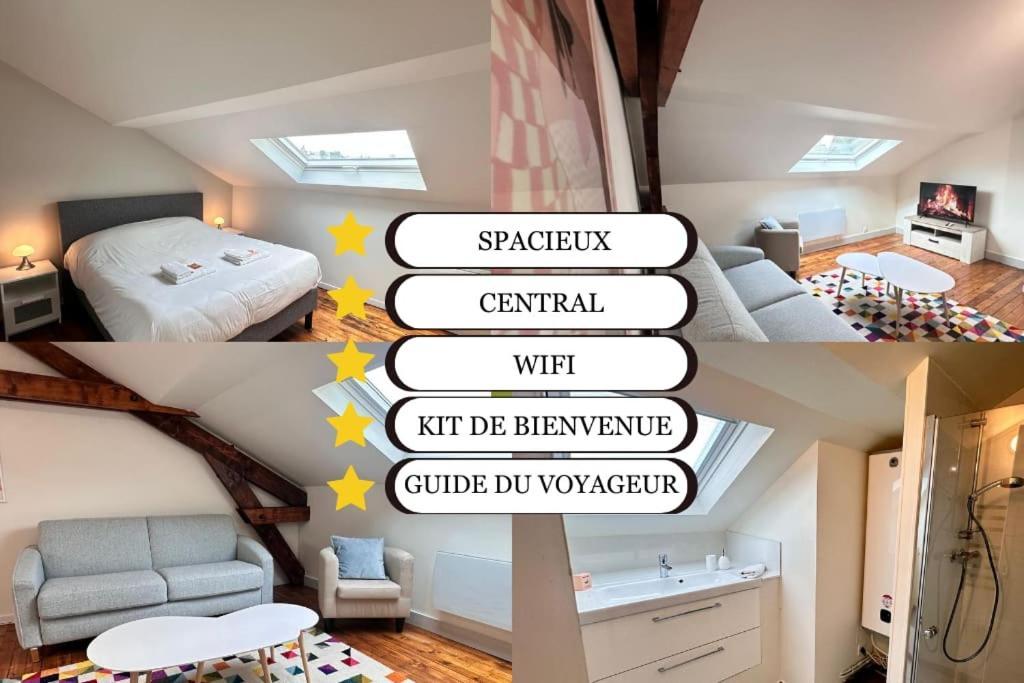 Forum Champagne Grand T2 Climatise Vue Cathedrale 랭스 외부 사진